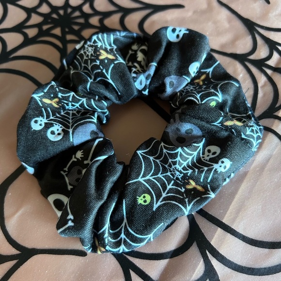 Other - Halloween Themed Black Scrunchie